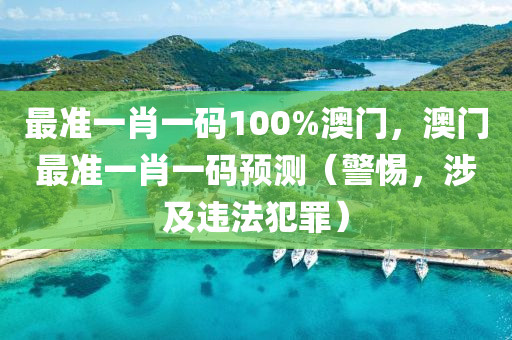 最准一肖一码100%澳门，澳门最准一肖一码预测（警惕，涉及违法犯罪）