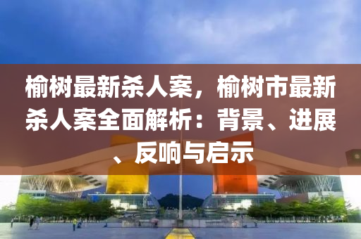 榆树最新杀人案，榆树市最新杀人案全面解析：背景、进展、反响与启示