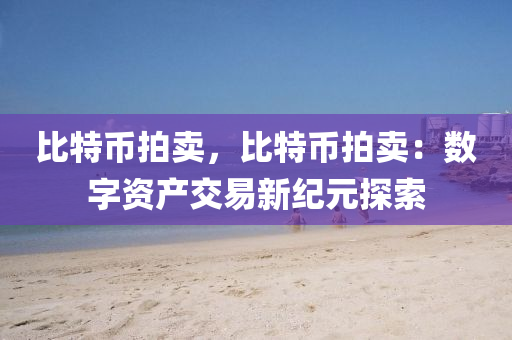 比特币拍卖，比特币拍卖：数字资产交易新纪元探索