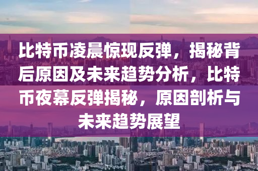 比特币凌晨惊现反弹，揭秘背后原因及未来趋势分析，比特币夜幕反弹揭秘，原因剖析与未来趋势展望