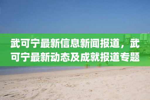 武可宁最新信息新闻报道，武可宁最新动态及成就报道专题