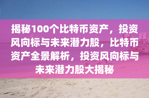 揭秘100个比特币资产，投资风向标与未来潜力股，比特币资产全景解析，投资风向标与未来潜力股大揭秘