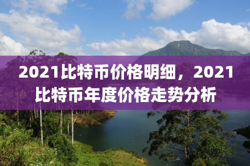2021比特币价格明细，2021比特币年度价格走势分析