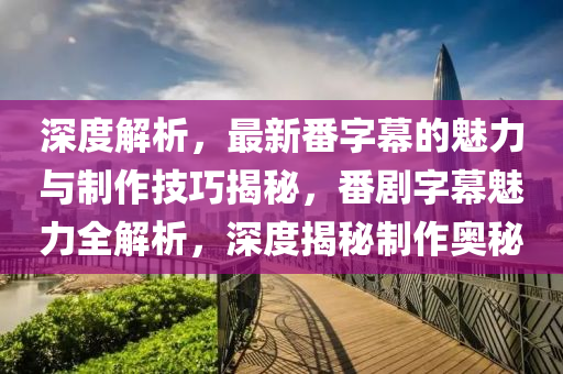 深度解析，最新番字幕的魅力与制作技巧揭秘，番剧字幕魅力全解析，深度揭秘制作奥秘