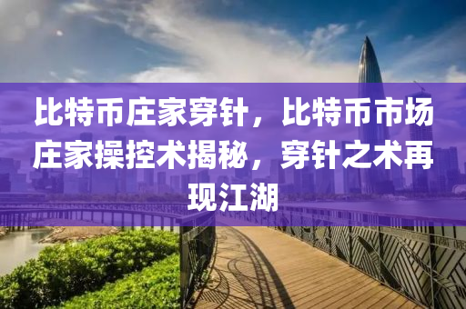 比特币庄家穿针，比特币市场庄家操控术揭秘，穿针之术再现江湖