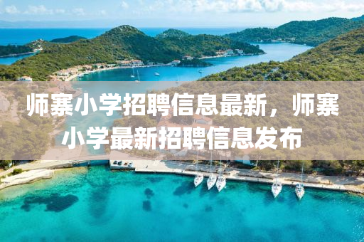 师寨小学招聘信息最新，师寨小学最新招聘信息发布
