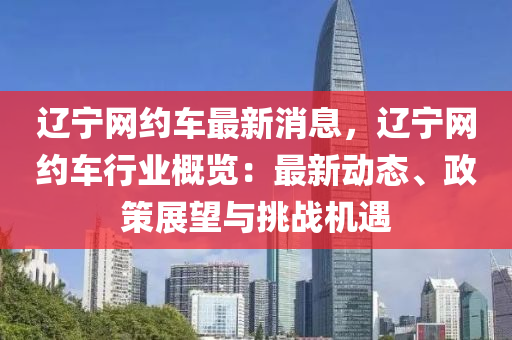辽宁网约车最新消息，辽宁网约车行业概览：最新动态、政策展望与挑战机遇