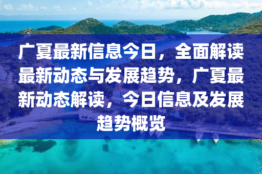 广夏最新信息今日，全面解读最新动态与发展趋势，广夏最新动态解读，今日信息及发展趋势概览