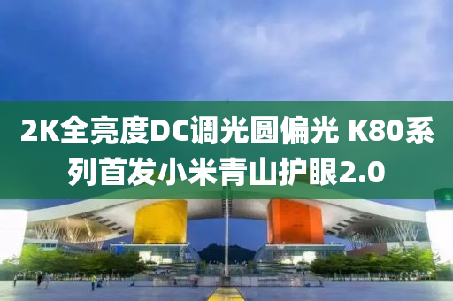 2K全亮度DC调光圆偏光 K80系列首发小米青山护眼2.0