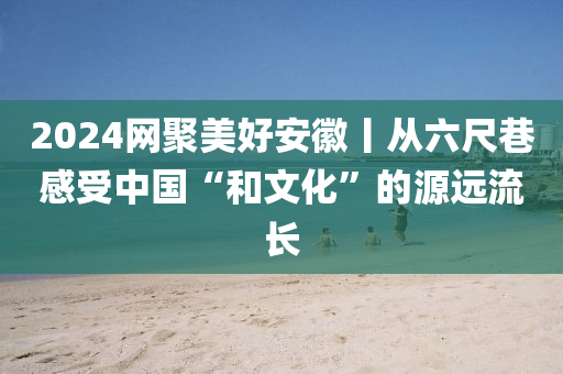 2024网聚美好安徽丨从六尺巷感受中国“和文化”的源远流长