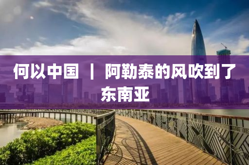 何以中国 ｜ 阿勒泰的风吹到了东南亚