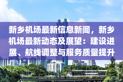 新乡机场最新信息新闻，新乡机场最新动态及展望：建设进展、航线调整与服务质量提升