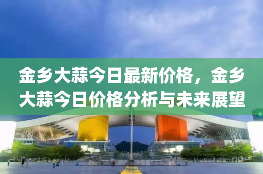 金乡大蒜今日最新价格，金乡大蒜今日价格分析与未来展望
