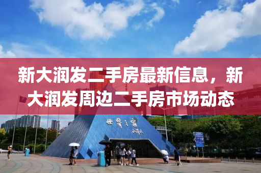 新大润发二手房最新信息，新大润发周边二手房市场动态