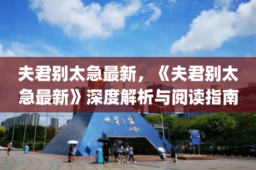 夫君别太急最新，《夫君别太急最新》深度解析与阅读指南