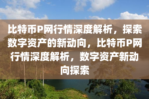 比特币P网行情深度解析，探索数字资产的新动向，比特币P网行情深度解析，数字资产新动向探索