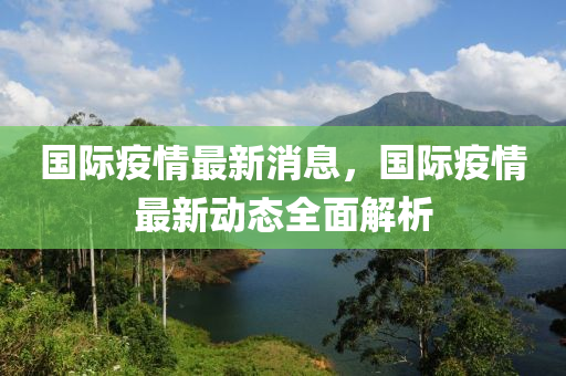国际疫情最新消息，国际疫情最新动态全面解析