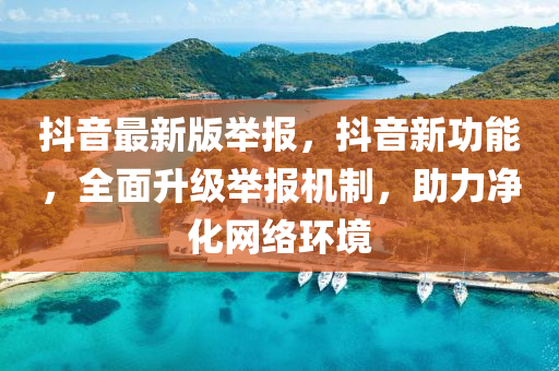 抖音最新版举报，抖音新功能，全面升级举报机制，助力净化网络环境