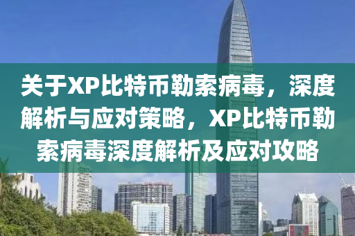 关于XP比特币勒索病毒，深度解析与应对策略，XP比特币勒索病毒深度解析及应对攻略