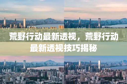 荒野行动最新透视，荒野行动最新透视技巧揭秘