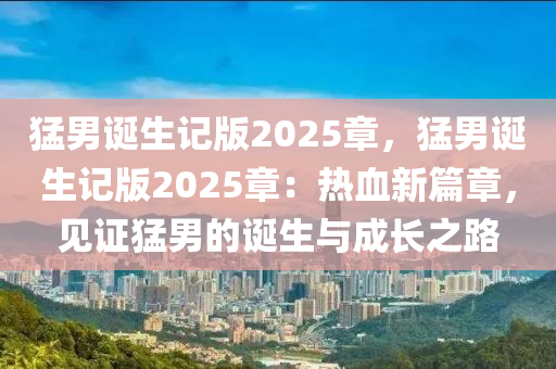 猛男诞生记版2025章，猛男诞生记版2025章：热血新篇章，见证猛男的诞生与成长之路