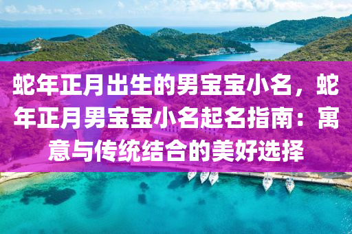 蛇年正月出生的男宝宝小名，蛇年正月男宝宝小名起名指南：寓意与传统结合的美好选择