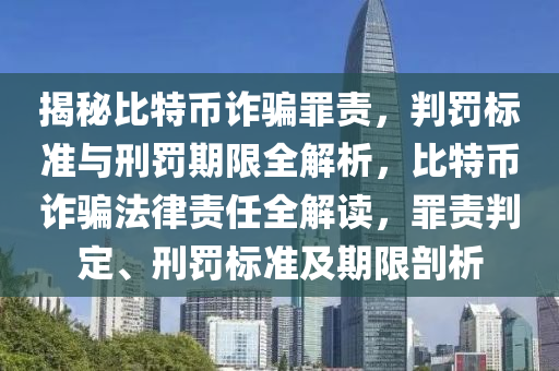 揭秘比特币诈骗罪责，判罚标准与刑罚期限全解析，比特币诈骗法律责任全解读，罪责判定、刑罚标准及期限剖析