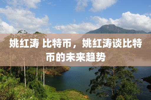 姚红涛 比特币，姚红涛谈比特币的未来趋势