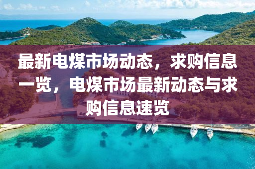 最新电煤市场动态，求购信息一览，电煤市场最新动态与求购信息速览