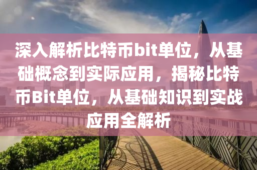 深入解析比特币bit单位，从基础概念到实际应用，揭秘比特币Bit单位，从基础知识到实战应用全解析