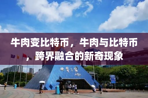 牛肉变比特币，牛肉与比特币，跨界融合的新奇现象