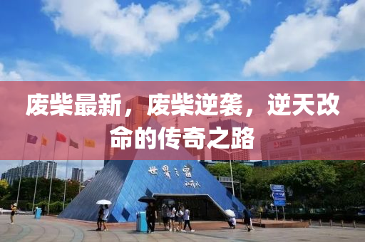 废柴最新，废柴逆袭，逆天改命的传奇之路