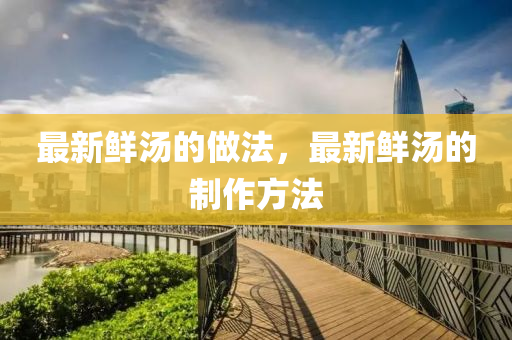 最新鲜汤的做法，最新鲜汤的制作方法