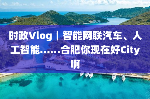 时政Vlog｜智能网联汽车、人工智能……合肥你现在好City啊