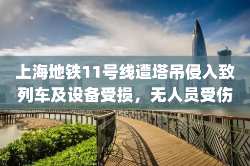 上海地铁11号线遭塔吊侵入致列车及设备受损，无人员受伤