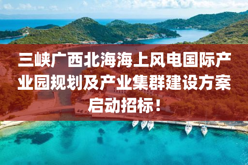 三峡广西北海海上风电国际产业园规划及产业集群建设方案启动招标！