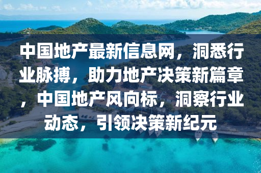 中国地产最新信息网，洞悉行业脉搏，助力地产决策新篇章，中国地产风向标，洞察行业动态，引领决策新纪元