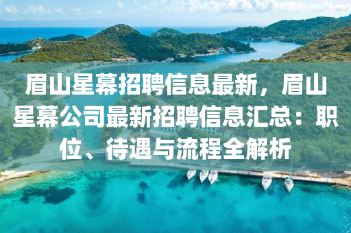眉山星幕招聘信息最新，眉山星幕公司最新招聘信息汇总：职位、待遇与流程全解析