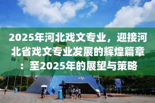 2025年河北戏文专业，迎接河北省戏文专业发展的辉煌篇章：至2025年的展望与策略