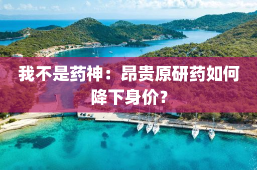 我不是药神：昂贵原研药如何降下身价？