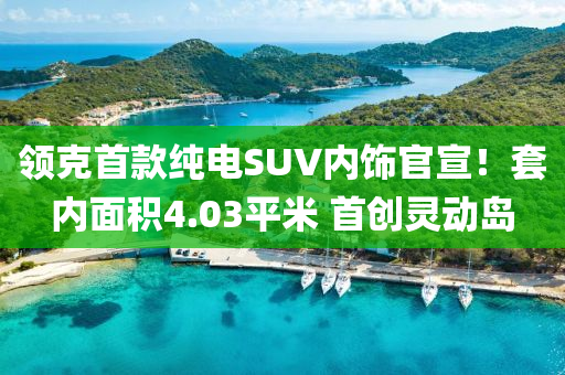 领克首款纯电SUV内饰官宣！套内面积4.03平米 首创灵动岛
