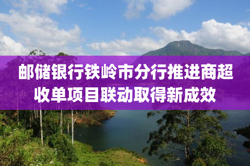 邮储银行铁岭市分行推进商超收单项目联动取得新成效
