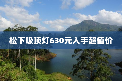 松下吸顶灯630元入手超值价