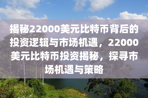 揭秘22000美元比特币背后的投资逻辑与市场机遇，22000美元比特币投资揭秘，探寻市场机遇与策略