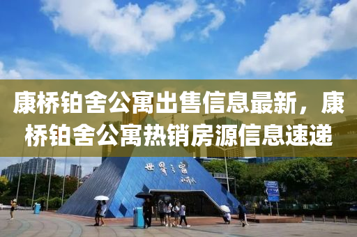 康桥铂舍公寓出售信息最新，康桥铂舍公寓热销房源信息速递
