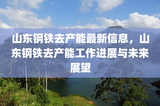 山东钢铁去产能最新信息，山东钢铁去产能工作进展与未来展望