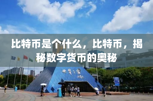 比特币是个什么，比特币，揭秘数字货币的奥秘