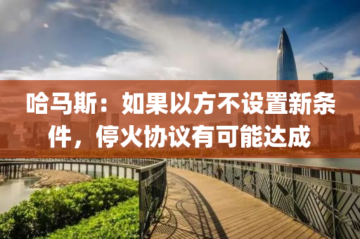 哈马斯：如果以方不设置新条件，停火协议有可能达成