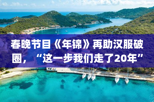春晚节目《年锦》再助汉服破圈，“这一步我们走了20年”