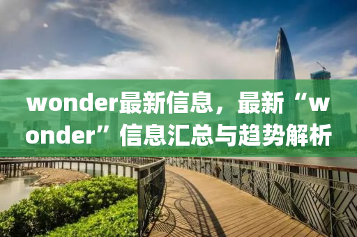wonder最新信息，最新“wonder”信息汇总与趋势解析